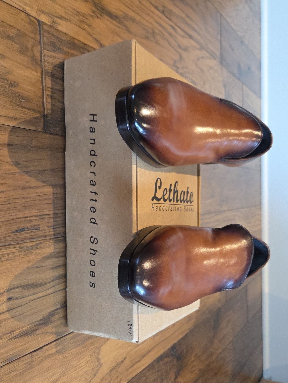 Handcrafted Men's Slip-On Dress Shoes - Brown